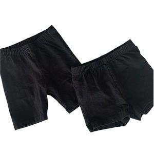 CHILDREN’S PLACE 2 Pack Black Biker Shorts Size 4T